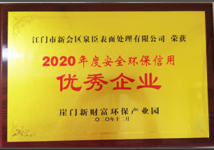 2020年度优秀企业
