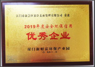 2019年度优秀企业